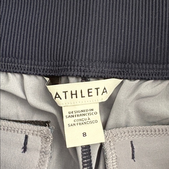 ATHLETA Brooklyn Ankle Pant on Captivate Chrome Blue - Picture 7 of 9